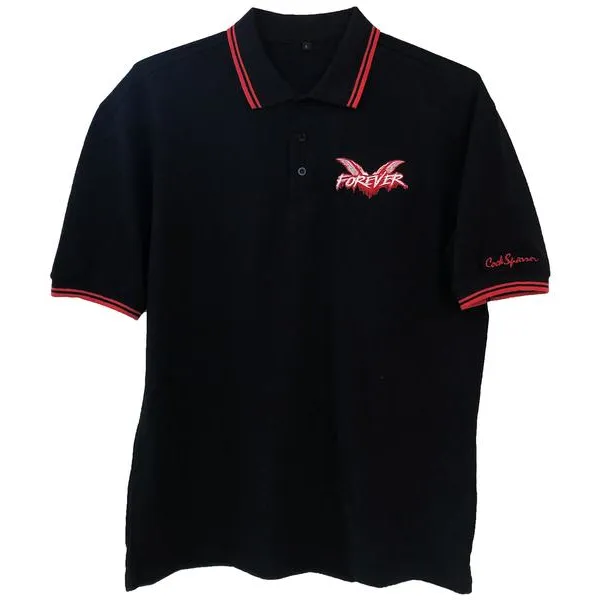 Cock Sparrer - Forever - Black w/ Red Piping - Polo