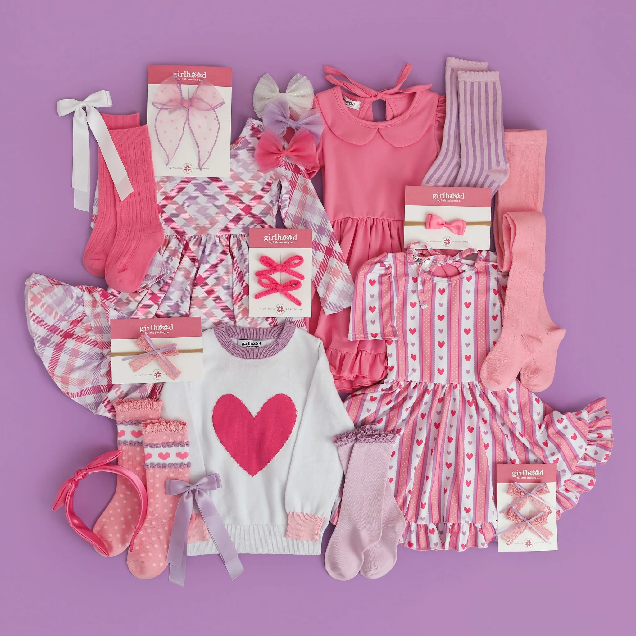 Darling Gingham Long Sleeve Charm Dress