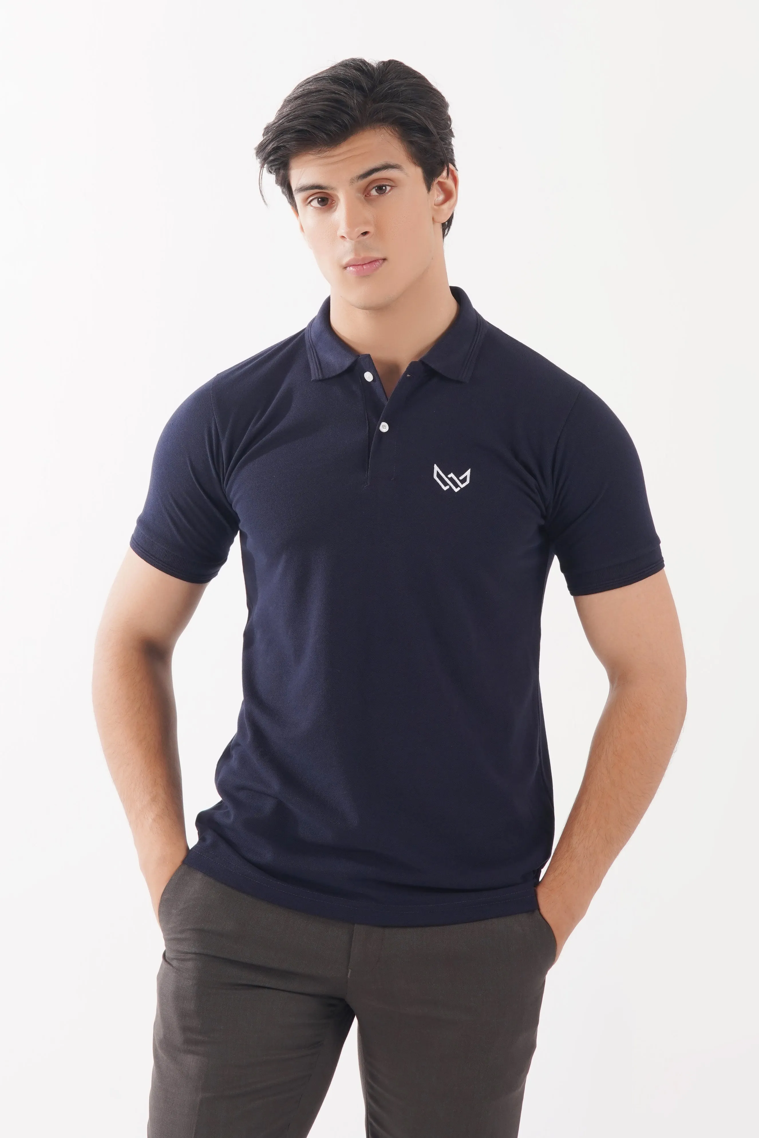 Deep Navy Basics Polo