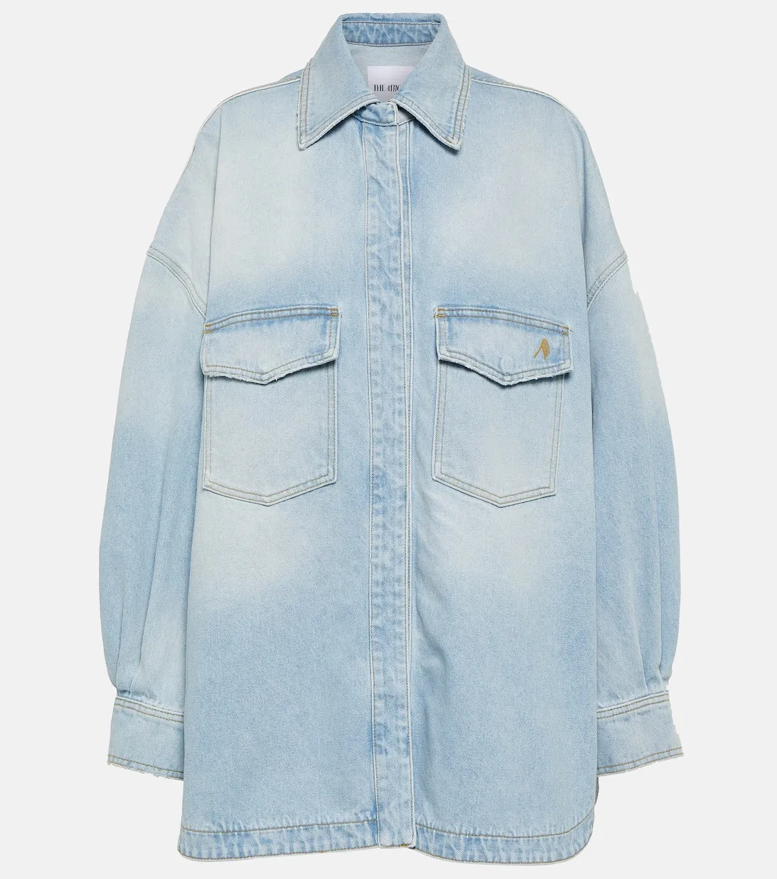 Denim shirt THE ATTICO, blue