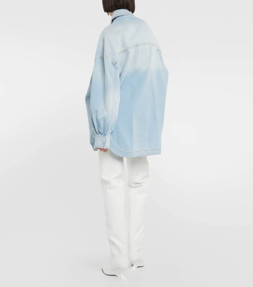 Denim shirt THE ATTICO, blue