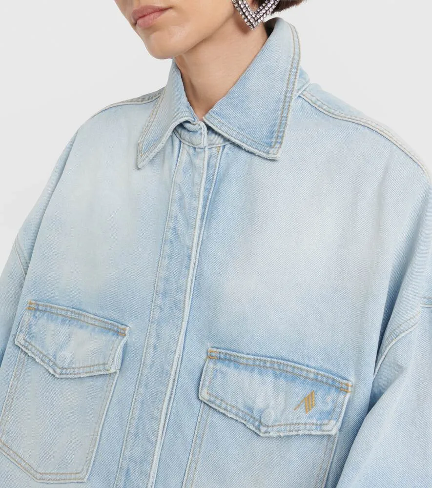 Denim shirt THE ATTICO, blue