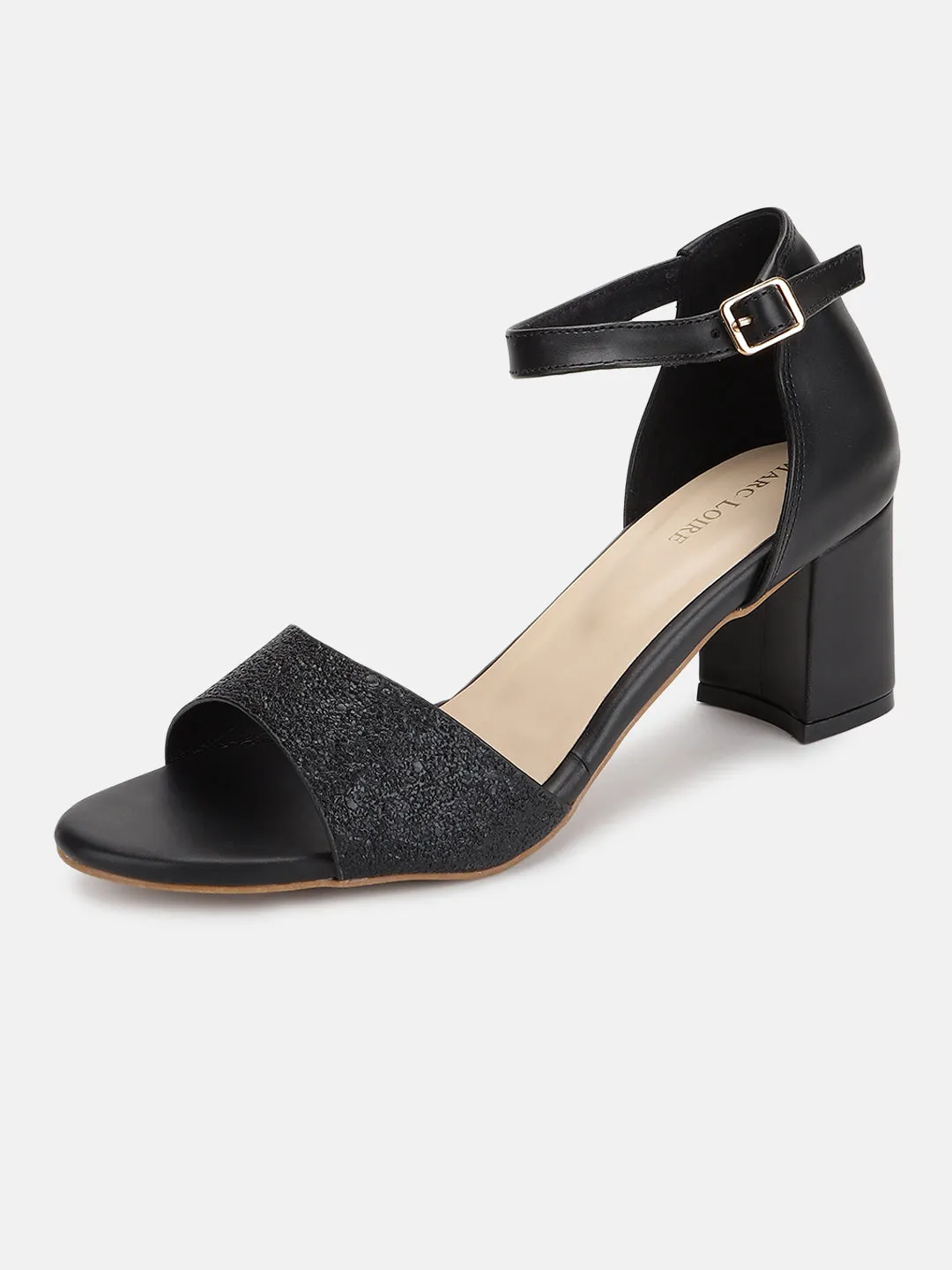 Embellished Block Heels