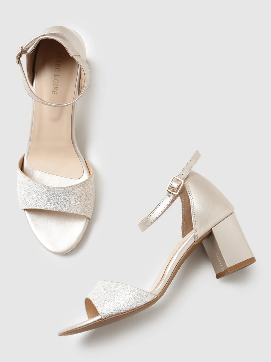 Embellished Block Heels