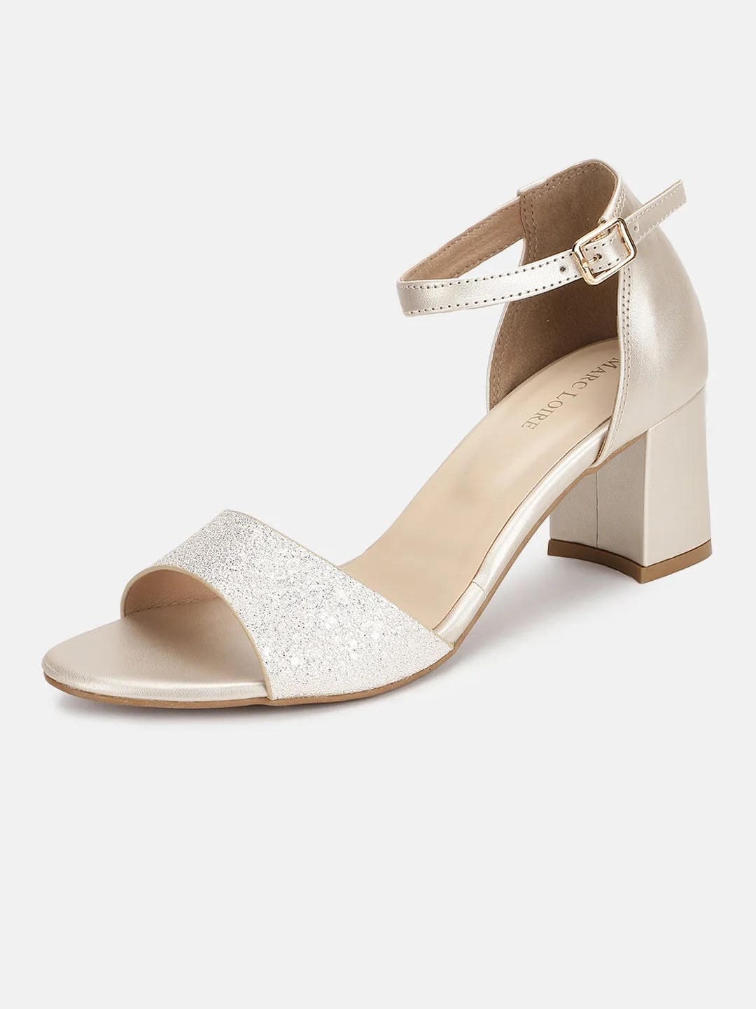 Embellished Block Heels