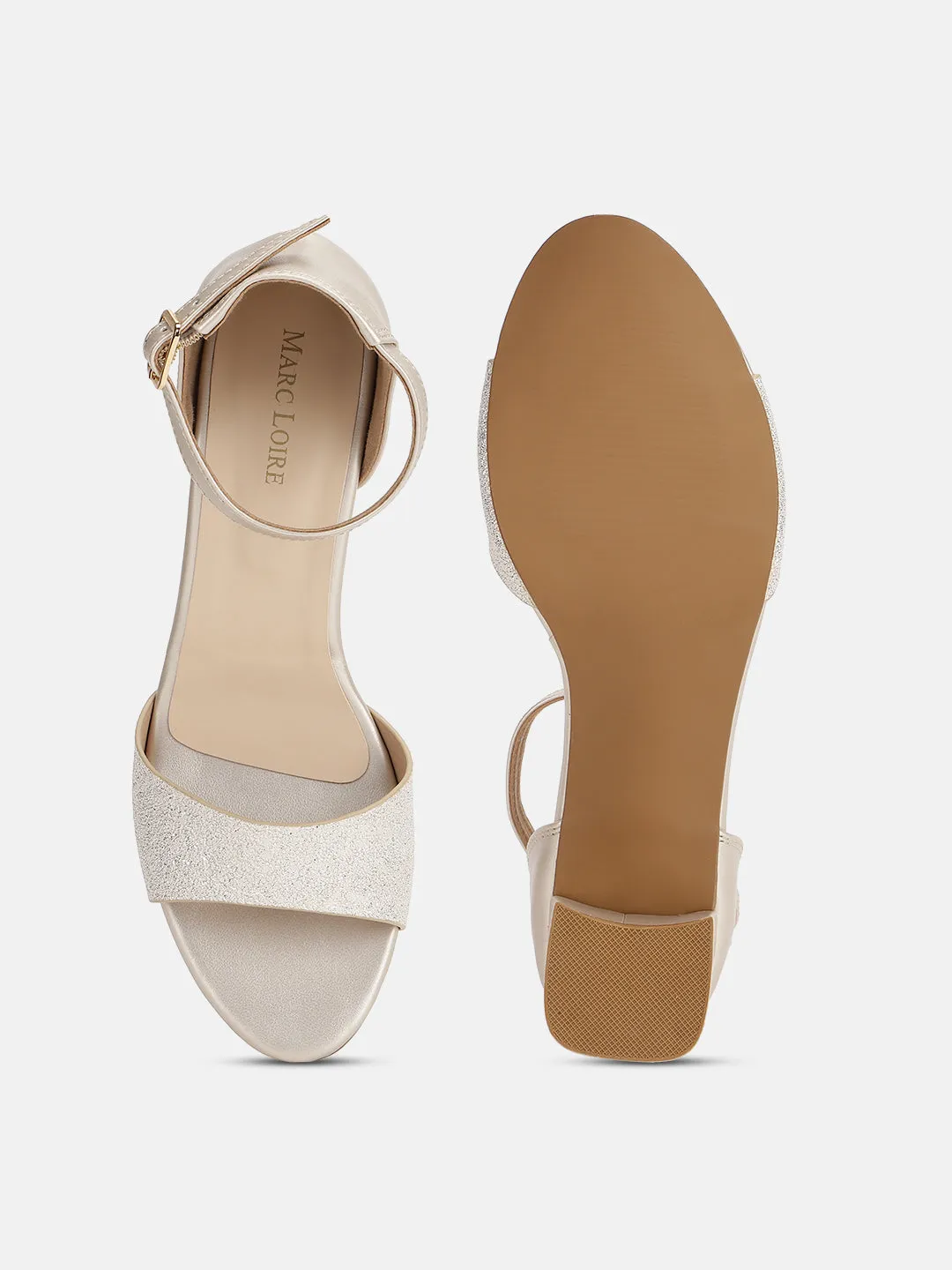 Embellished Block Heels