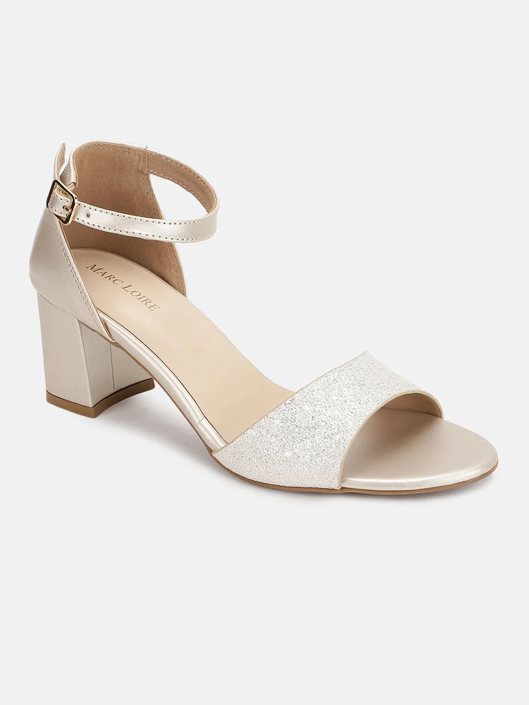 Embellished Block Heels