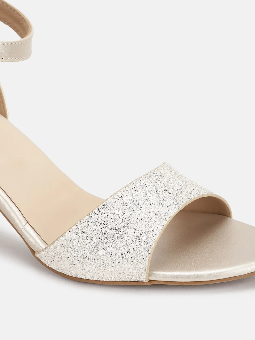Embellished Block Heels
