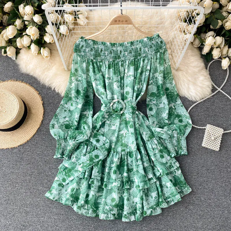 Florence Printed Skater Dress