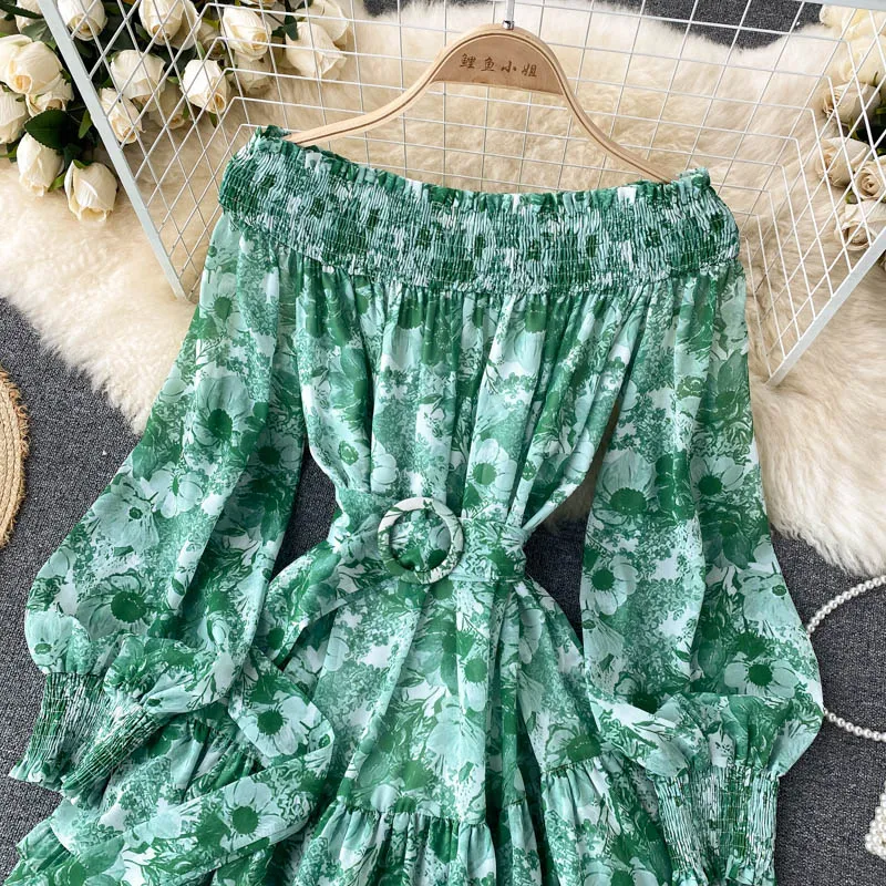 Florence Printed Skater Dress