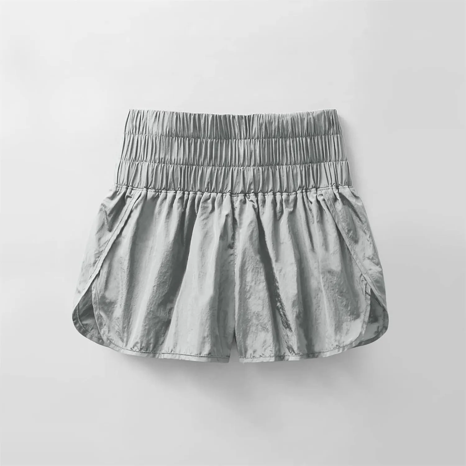 Flowy Shorts for Teen Girls High Waist Smocked Quick Dry Gym Workout Athletic Shorts Preppy Youth Butterfly Shorts