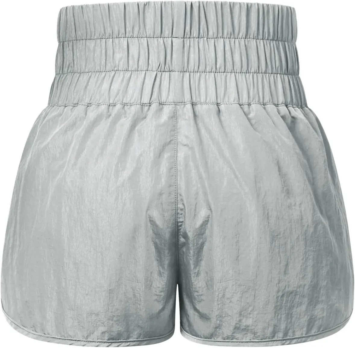 Flowy Shorts for Teen Girls High Waist Smocked Quick Dry Gym Workout Athletic Shorts Preppy Youth Butterfly Shorts
