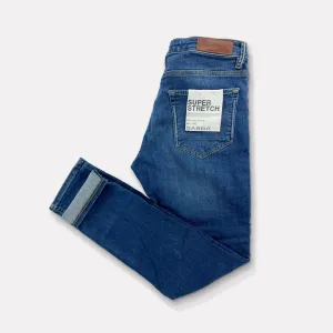 GABBA "Jones" Super-Stretch Jeans / Mid Blue Wash
