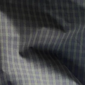 High-End Black Watch Plaid Cotton Poplin Shirting (Made in Italy)