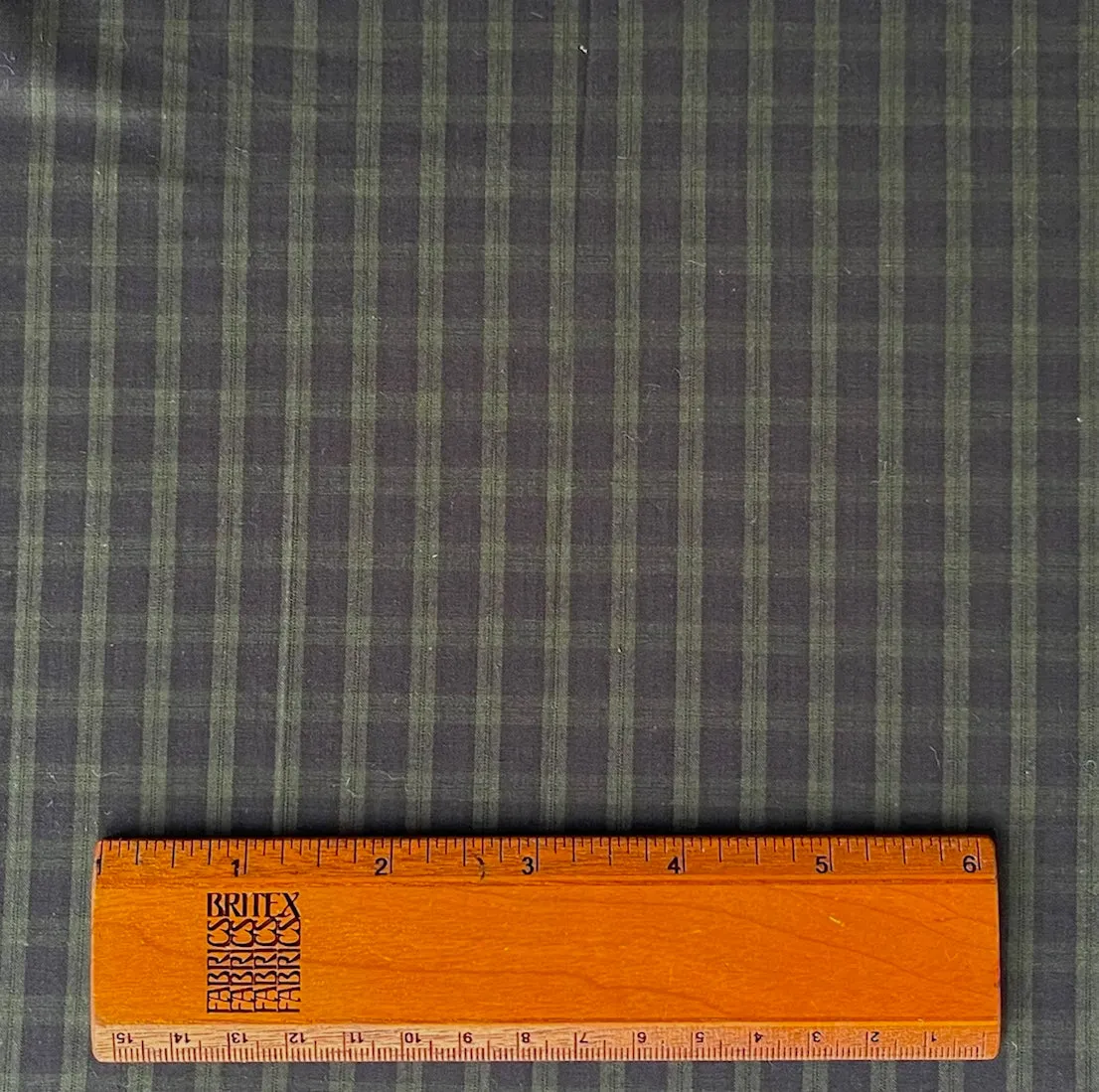High-End Black Watch Plaid Cotton Poplin Shirting (Made in Italy)