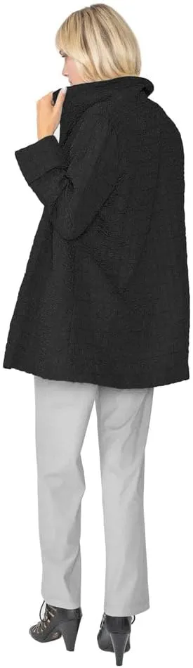 IC Collection Jacquard One-Button Jacket