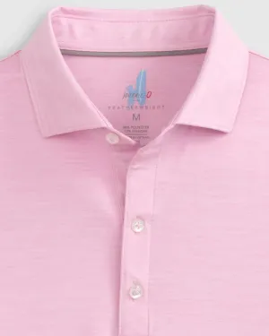 Johnnie-O Huron Solid Featherweight Performance Polo in Bahama Mama