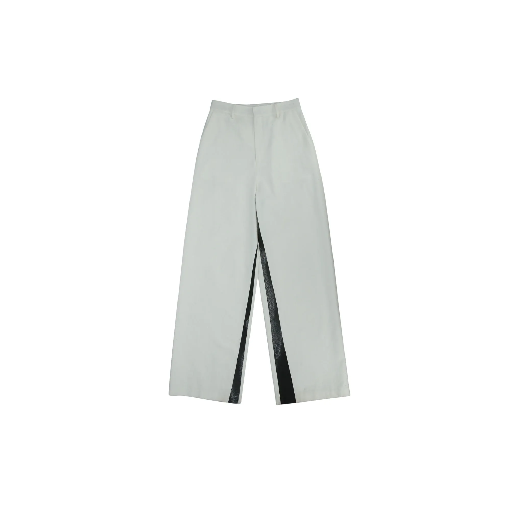 Knotted Cotton Printed Wide-leg Pants