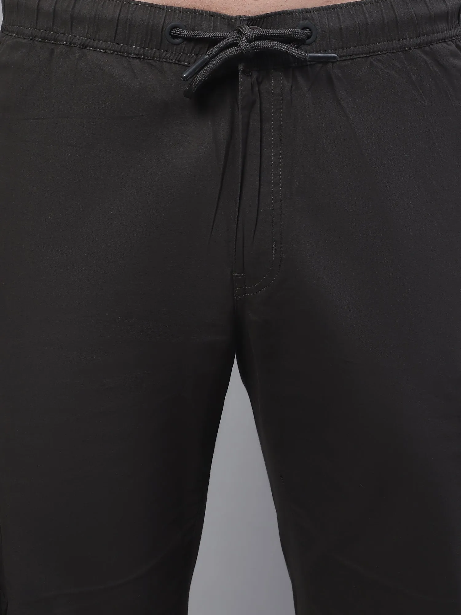 Men Dark Green Bermuda