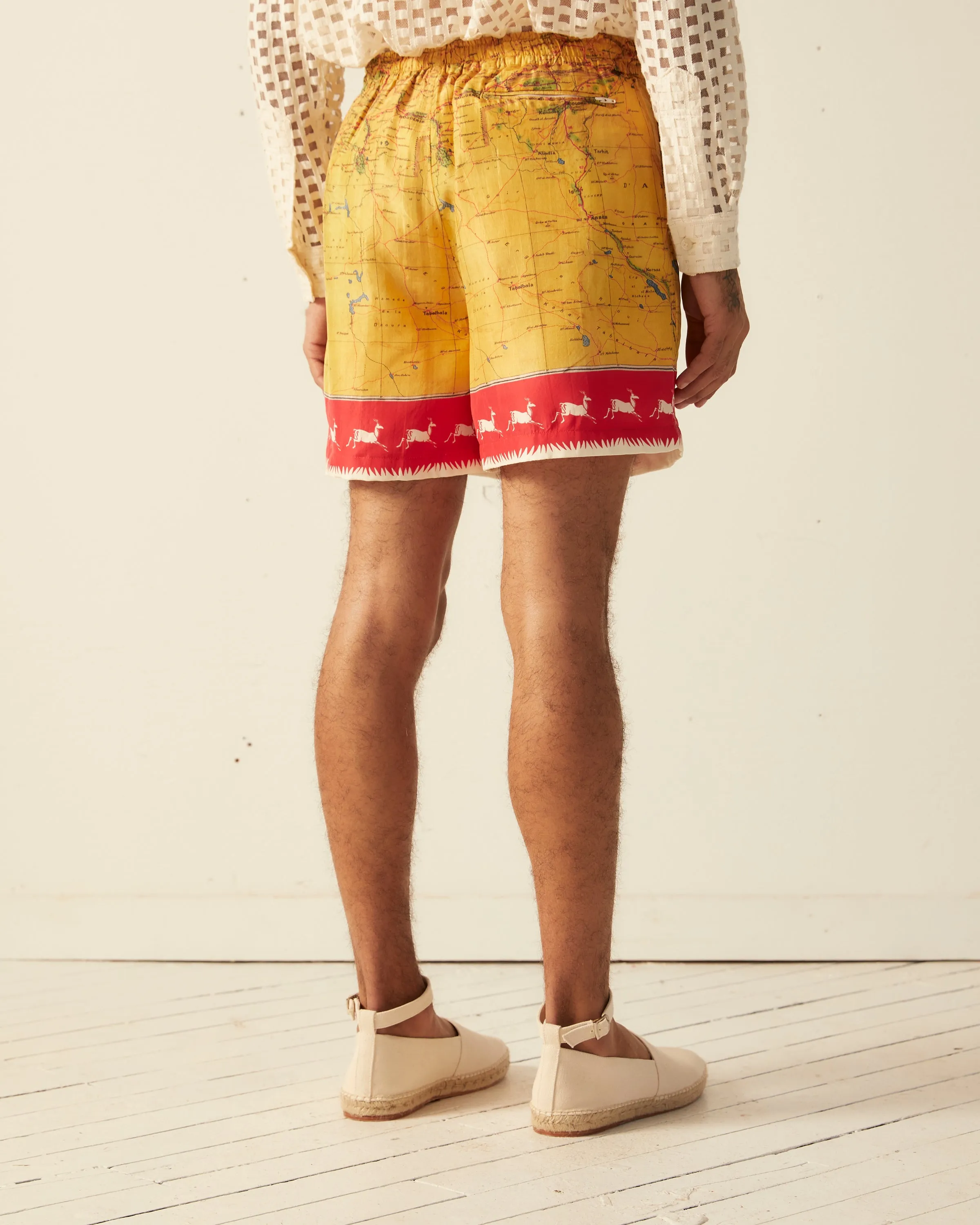 Morocco Map Shorts