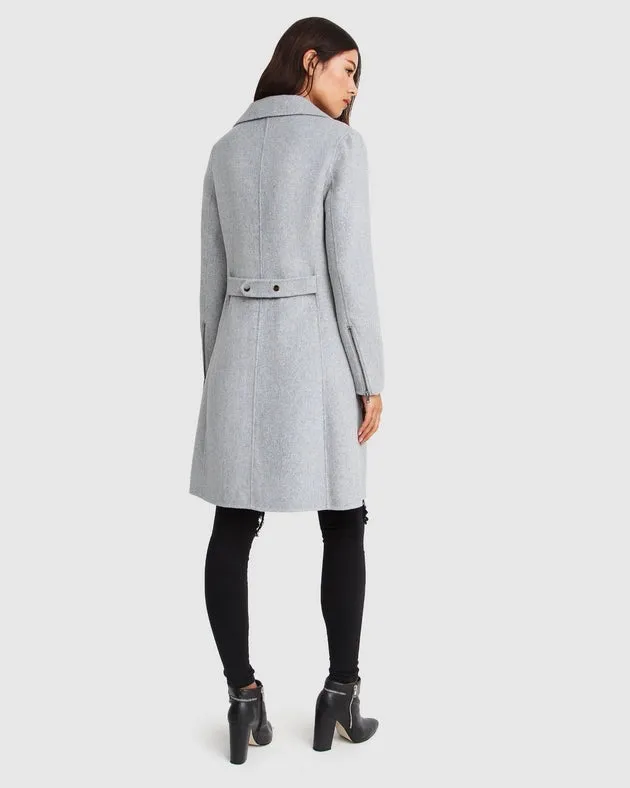 New Fit Last Chance Wool Blend Moto Coat
