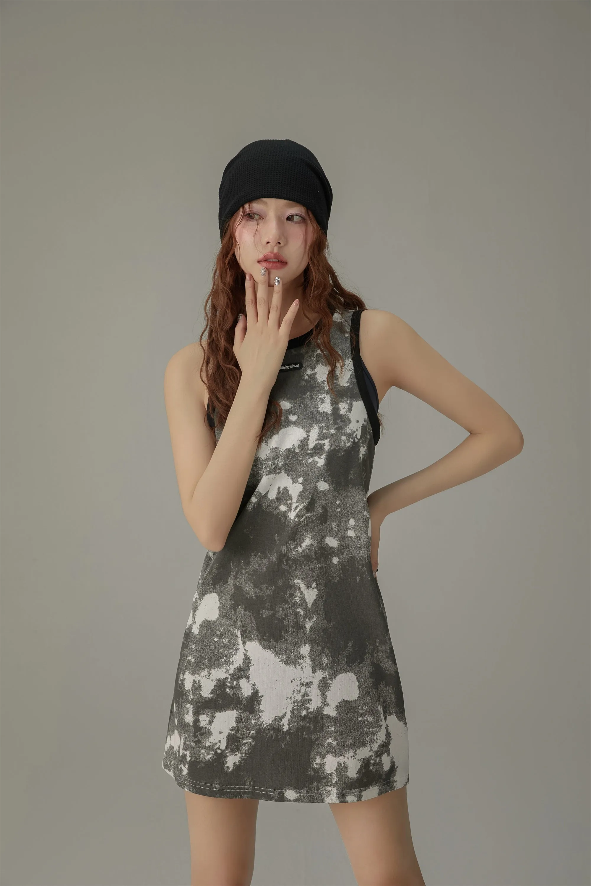 Printed Sleeveless Dress