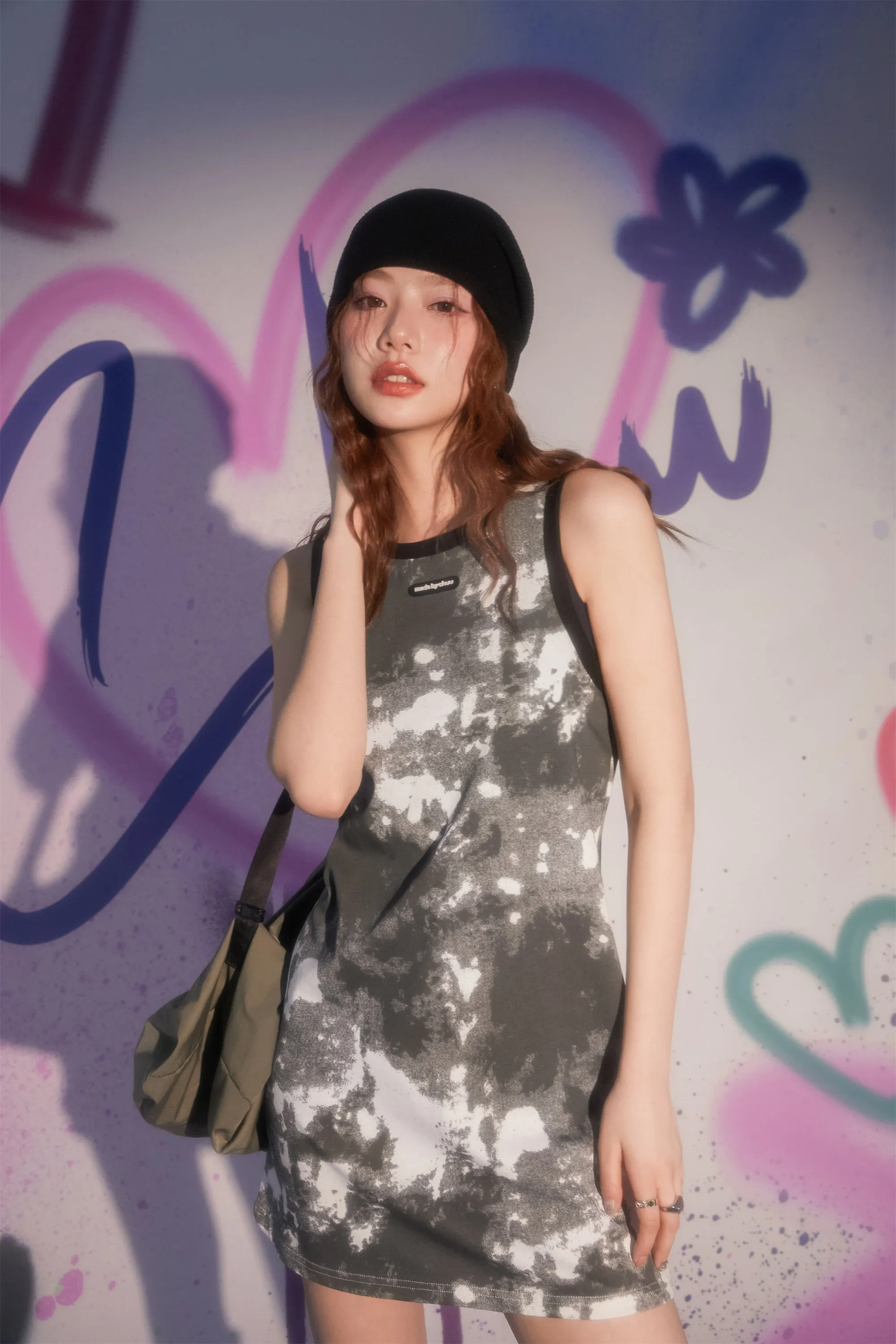 Printed Sleeveless Dress