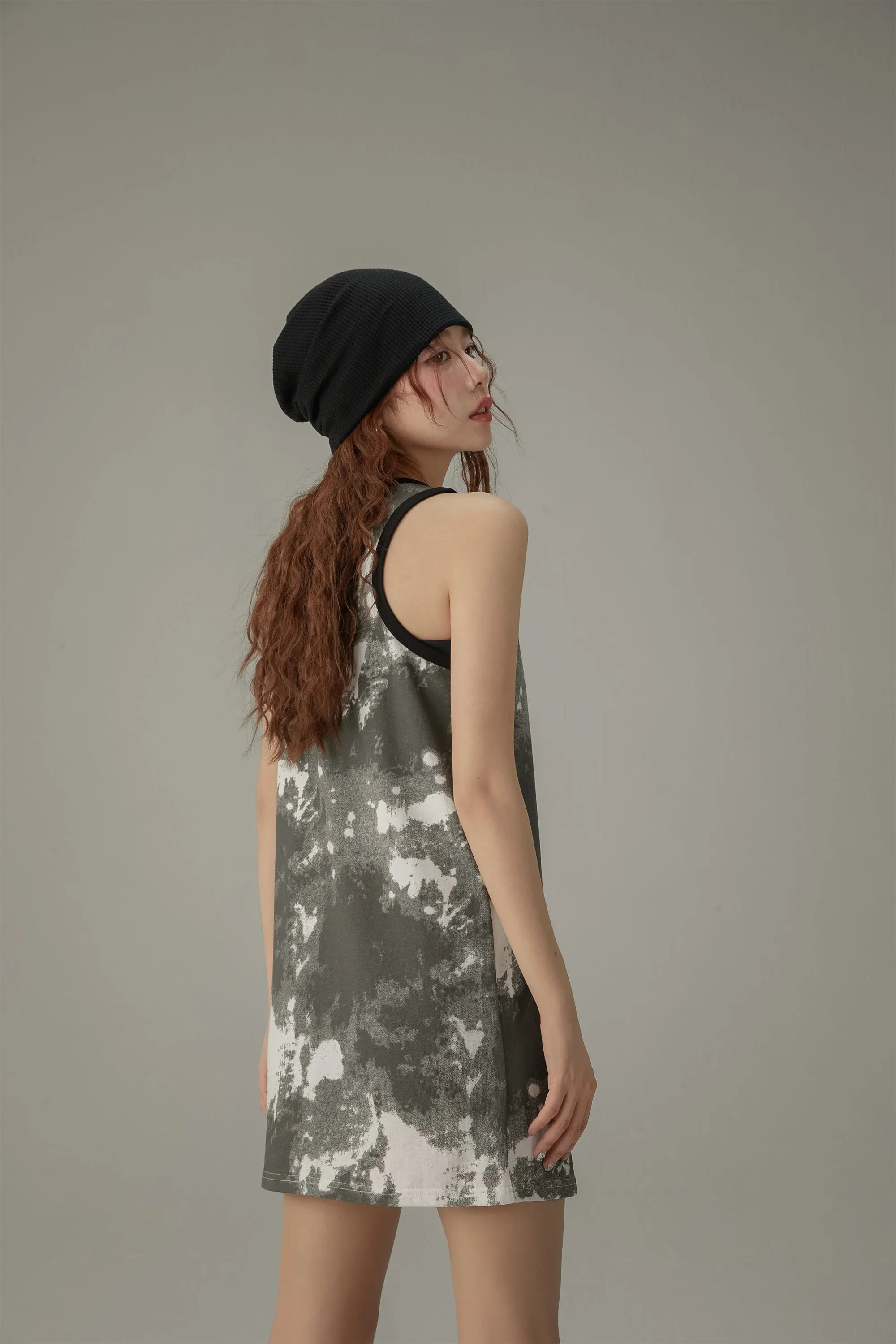Printed Sleeveless Dress