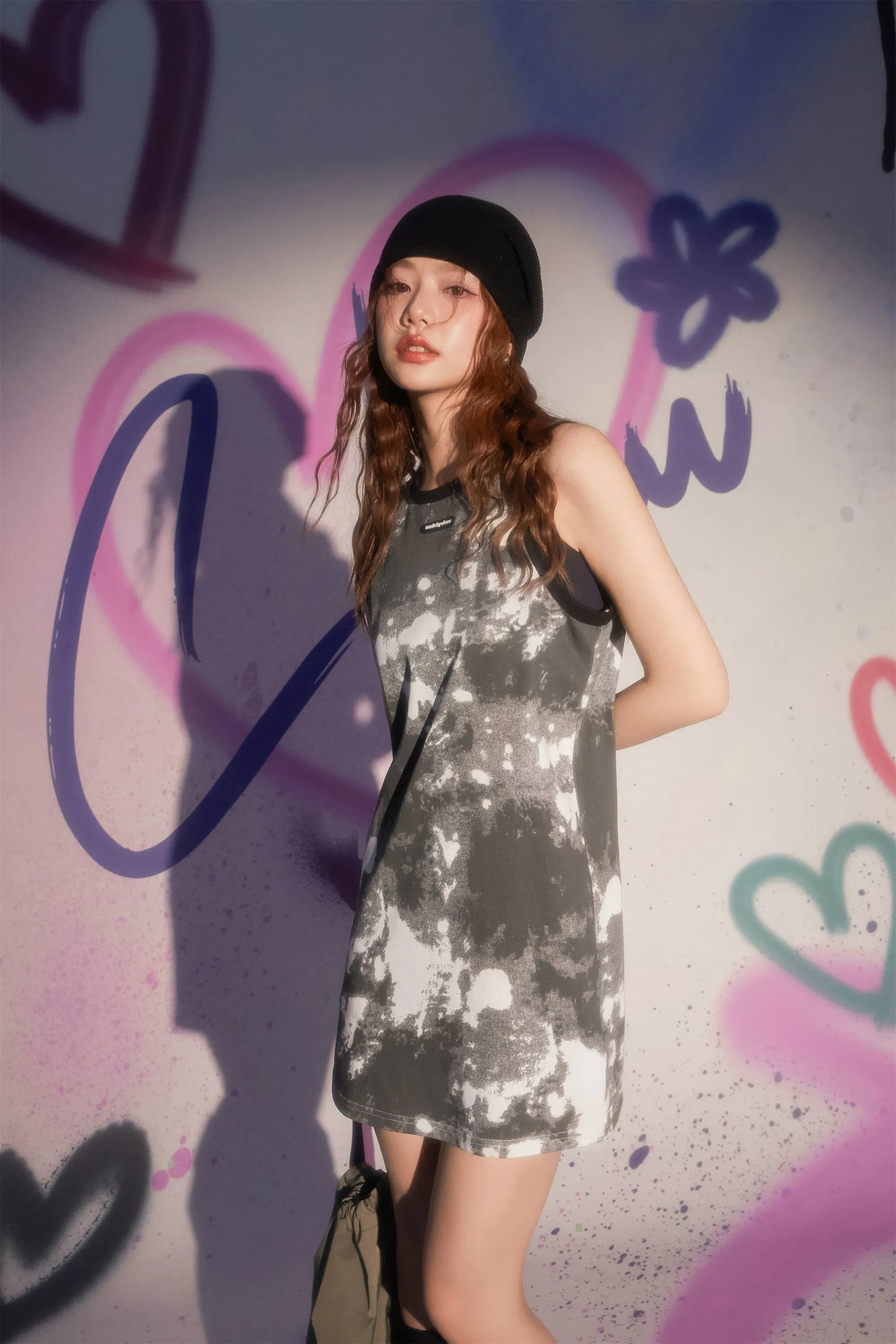 Printed Sleeveless Dress