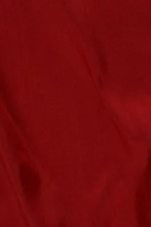 Red Silk Shantung 54" Fabric