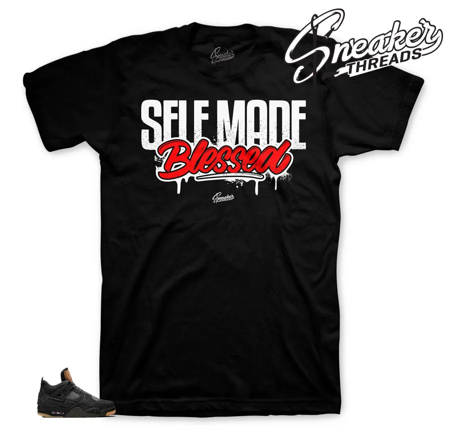 Retro 4 Denim Self Made Shirt
