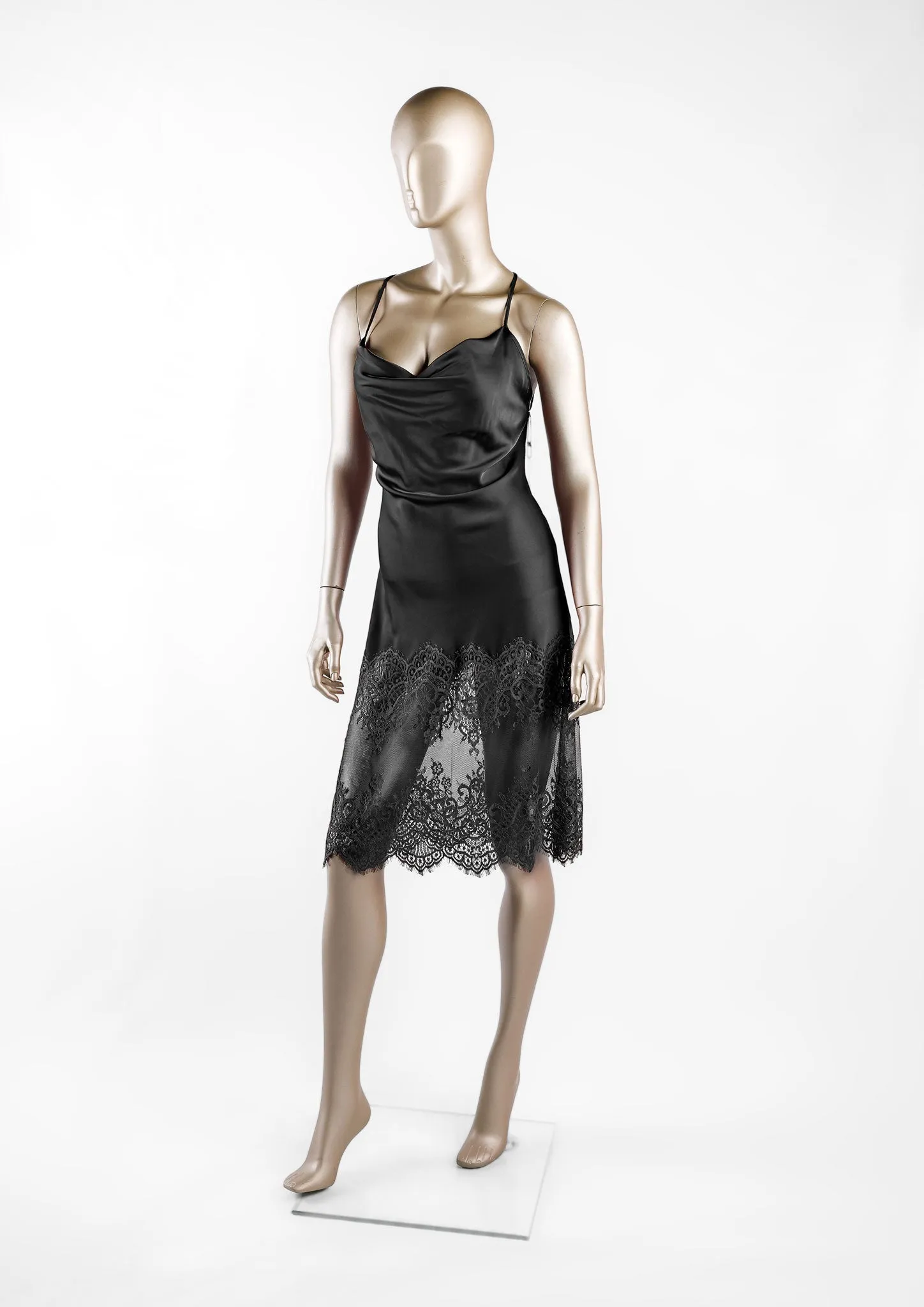 Sexy Satin Gown 4833