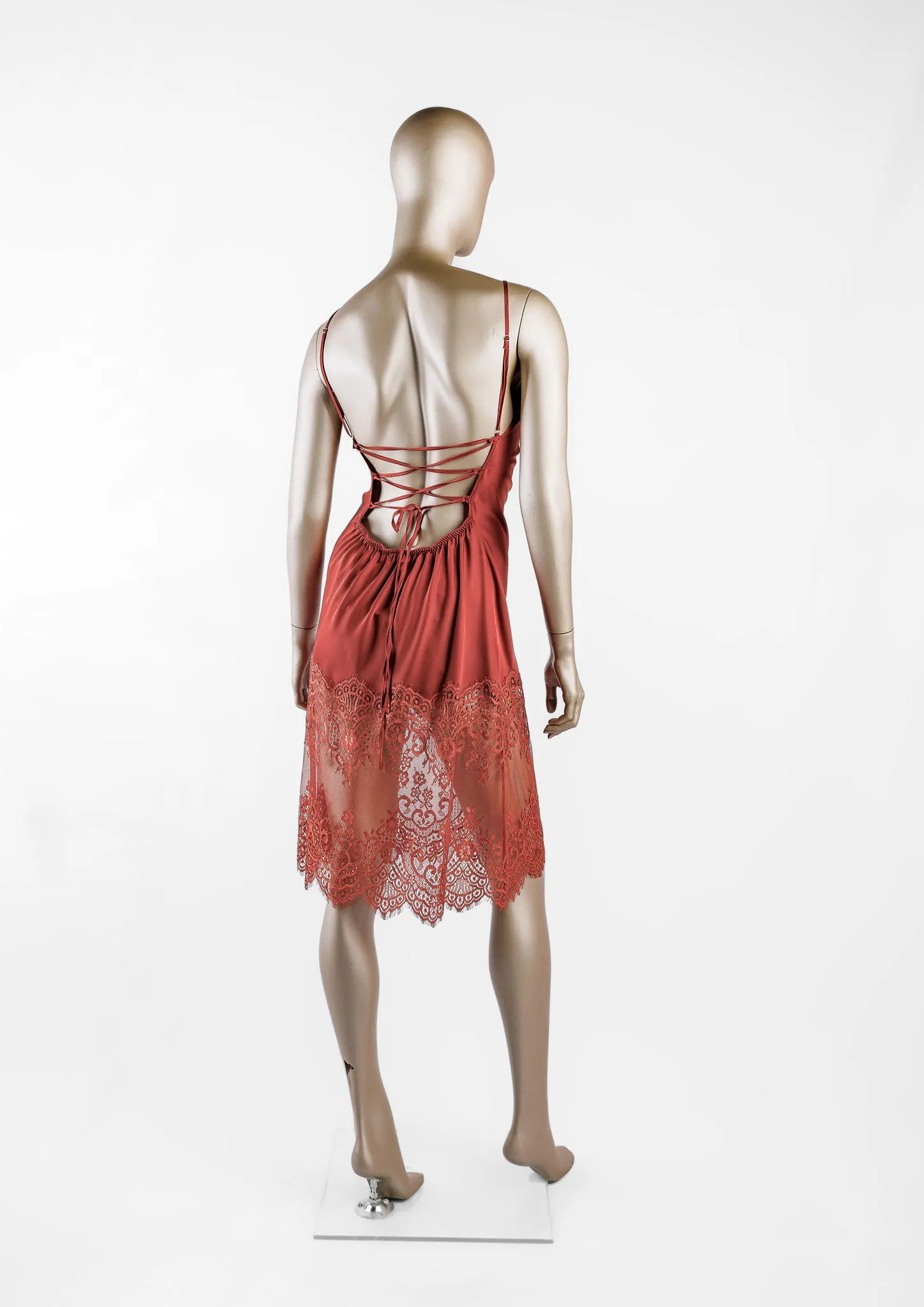 Sexy Satin Gown 4833