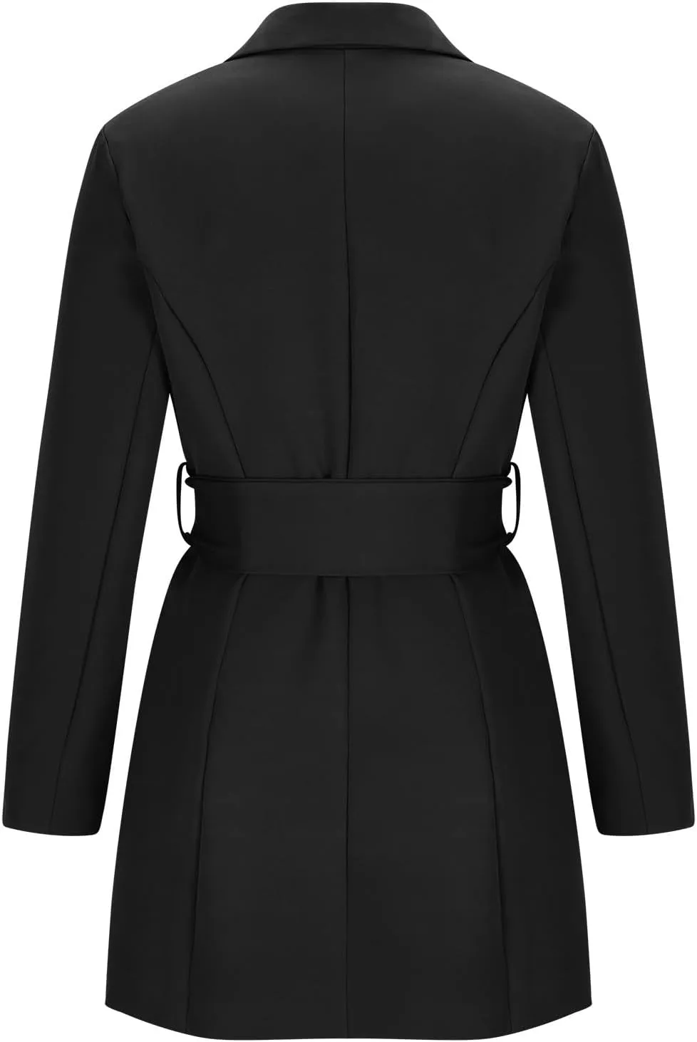 Slim Tunic Blazer for Women Winter Fall Long Sleeve Turtle Neck Midi Work Pencil Dresses Blazer Outfits Women 2025