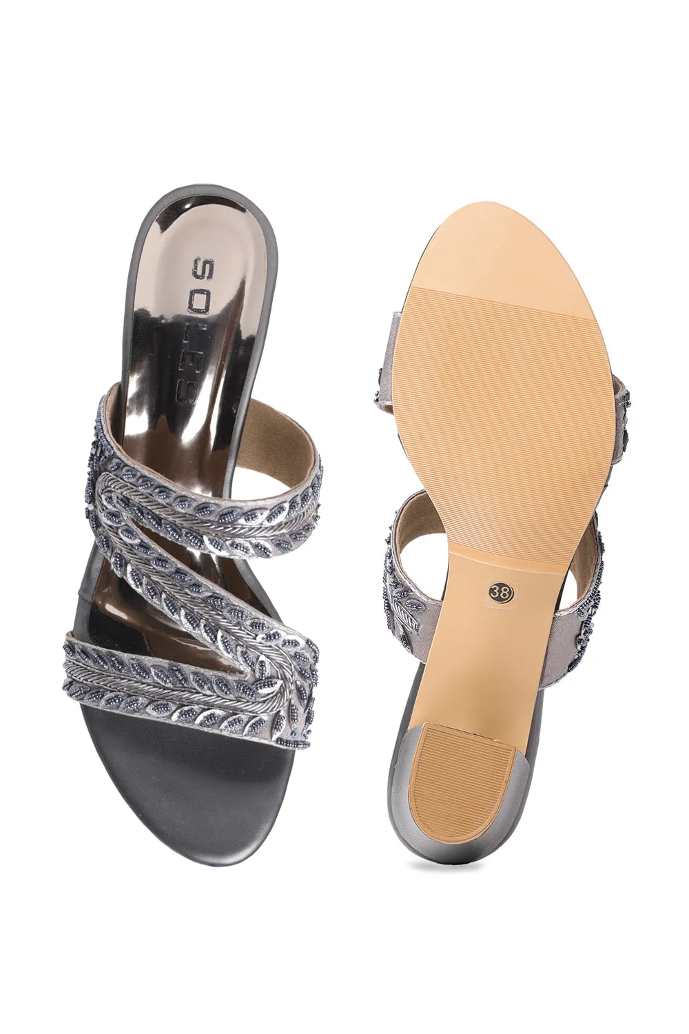 SOLES Z Cut Block Heels