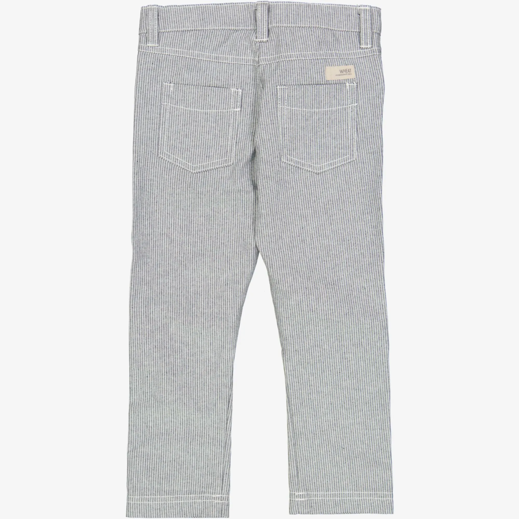 Trousers Edvard - navy denim stripe