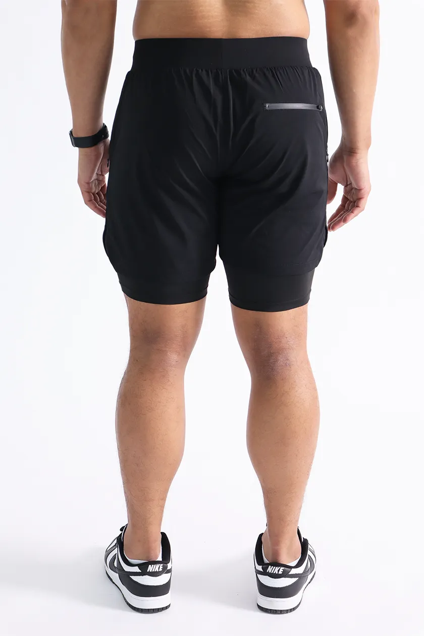 UC04 Arrival Compression Shorts - Black