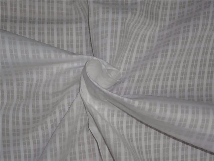 White cotton organdy fabric dobby design no.60 44" wide [8243]