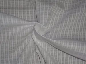 White cotton organdy fabric dobby design no.60 44" wide [8243]